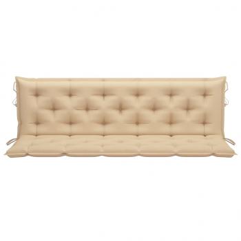 Gartenbank-Auflagen 2 Stk. Beige 180x50x7 cm Oxford-Gewebe
