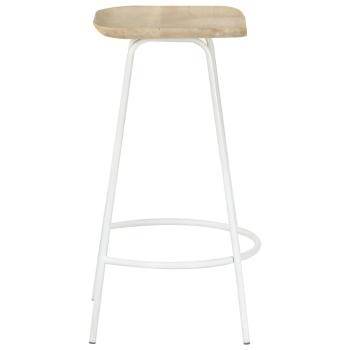 ARDEBO.de - Barhocker 2 Stk. Mango Massivholz