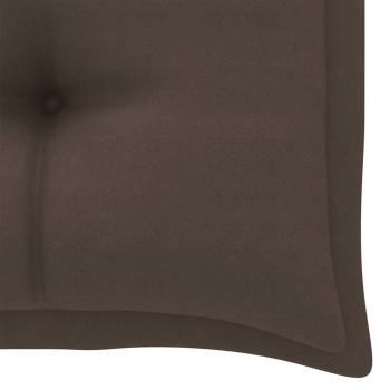 Gartenbank-Auflagen 2 Stk. Taupe 100x50x7 cm Oxford-Gewebe
