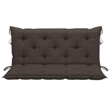 Gartenbank-Auflagen 2 Stk. Taupe 120x50x7 cm Oxford-Gewebe