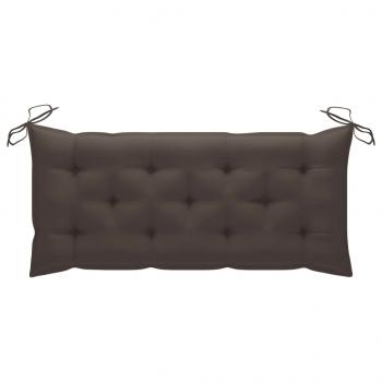 Gartenbank-Auflagen 2 Stk. Taupe 120x50x7 cm Oxford-Gewebe