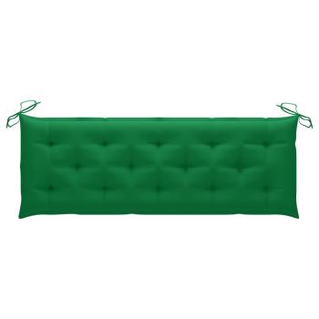 Gartenbank-Auflagen 2 Stk. Grün 150x50x7 cm Oxford-Gewebe