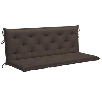 Gartenbank-Auflagen 2 Stk. Taupe 150x50x7 cm Oxford-Gewebe