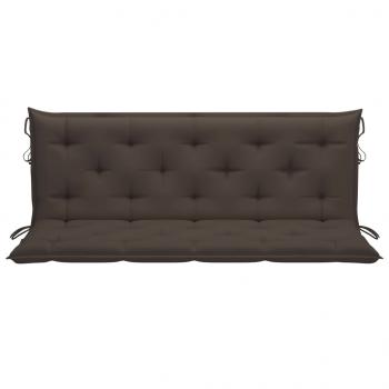 Gartenbank-Auflagen 2 Stk. Taupe 150x50x7 cm Oxford-Gewebe