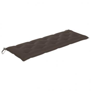 Gartenbank-Auflagen 2 Stk. Taupe 150x50x7 cm Oxford-Gewebe