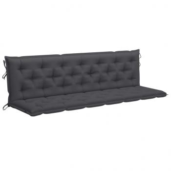 Gartenbank-Auflagen 2 Stk. Anthrazit 200x50x7 cm Oxford-Gewebe