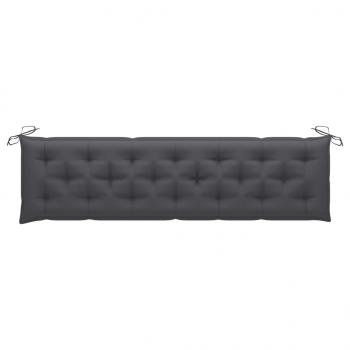 Gartenbank-Auflagen 2 Stk. Anthrazit 200x50x7 cm Oxford-Gewebe