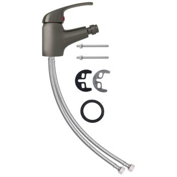 Badezimmer Bidet Mischbatterie Grau 13x12 cm