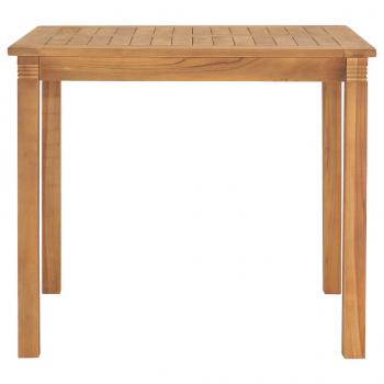 3-tlg. Garten-Essgruppe Massivholz Teak 