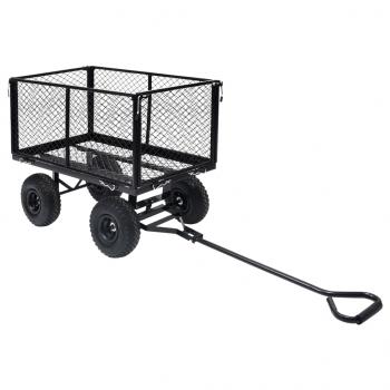 ARDEBO.de - Gartenwagen Schwarz 350 kg