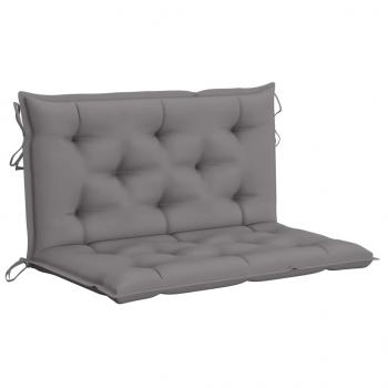 Gartenbank-Auflagen 2 Stk. Grau 100x50x7 cm Oxford-Gewebe