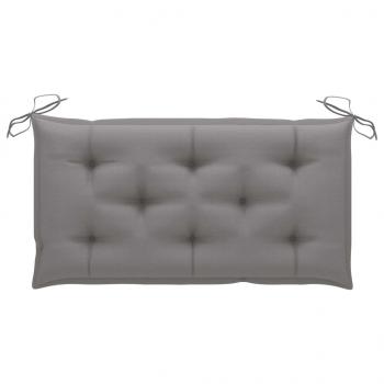 Gartenbank-Auflagen 2 Stk. Grau 100x50x7 cm Oxford-Gewebe