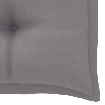 Gartenbank-Auflagen 2 Stk. Grau 100x50x7 cm Oxford-Gewebe
