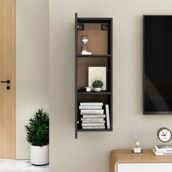 ARDEBO.de - TV-Schrank Grau 30,5x30x90 cm Holzwerkstoff