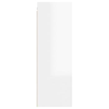 TV-Schrank Hochglanz-Weiß 30,5x30x90 cm Holzwerkstoff