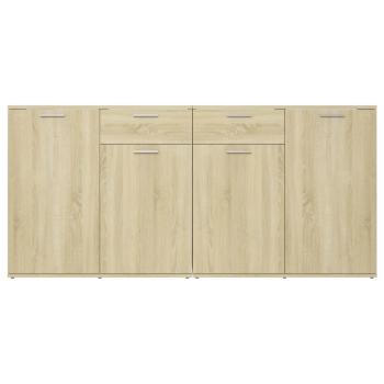 Sideboard Sonoma-Eiche 160x36x75 cm Holzwerkstoff