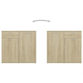 Sideboard Sonoma-Eiche 160x36x75 cm Holzwerkstoff