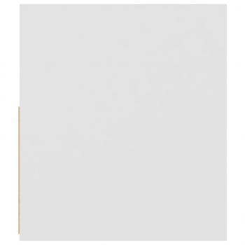 TV-Schrank mit LED-Leuchten Weiß 120x35x40 cm
