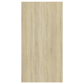 TV-Wandschrank Sonoma-Eiche und Weiß 37x37x72 cm Holzwerkstoff
