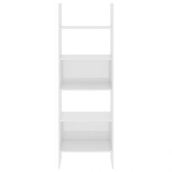 Bücherregal Hochglanz-Weiß 60x35x180 cm Holzwerkstoff