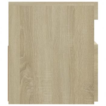 TV-Schrank mit LED-Leuchten Sonoma-Eiche 120x35x40 cm