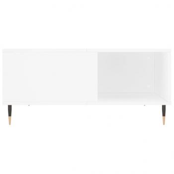 Couchtisch Weiß 80x80x36,5 cm Holzwerkstoff
