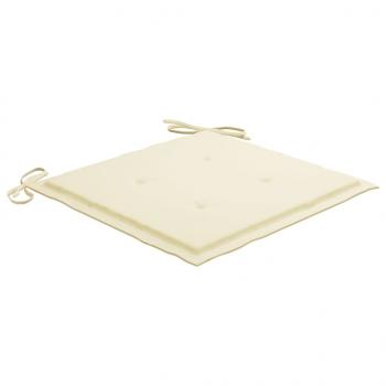 Garten-Essstühle 8 Stk. mit Kissen Massivholz Akazie