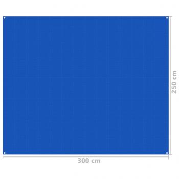 Zeltteppich 250x300 cm Blau