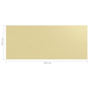 Zeltteppich 250x600 cm Beige