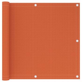 ARDEBO.de - Balkon-Sichtschutz Orange 90x400 cm HDPE 