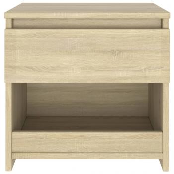 Nachttische 2 Stk. Sonoma-Eiche 40x30x39 cm Holzwerkstoff