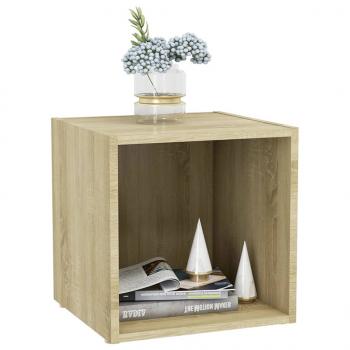 TV-Schränke 4 Stk. Sonoma-Eiche 37x35x37 cm Holzwerkstoff