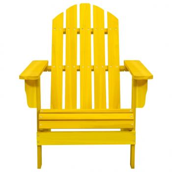 Adirondack-Gartenstuhl Massivholz Tanne Gelb