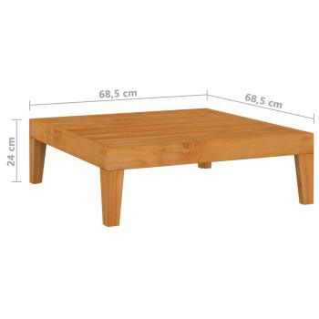 6-tlg. Garten-Lounge-Set mit Kissen Massivholz Akazie