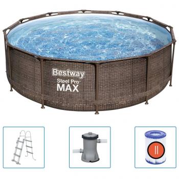 Bestway Steel Pro MAX Swimmingpool-Set Deluxe Series Rund 366x100 cm