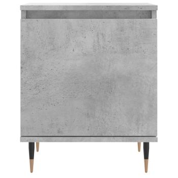 ARDEBO.de - Nachttische 2 Stk. Betongrau 40x30x50 cm Holzwerkstoff