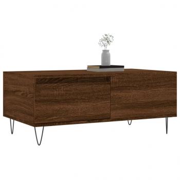 Couchtisch Braun Eichen-Optik 90x50x36,5 cm Holzwerkstoff