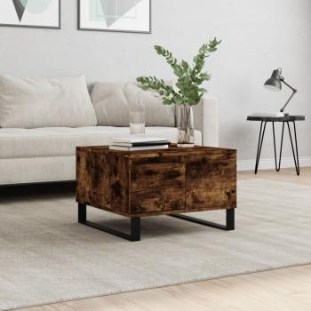 ARDEBO.de - Couchtisch Räuchereiche 55x55x36,5 cm Holzwerkstoff