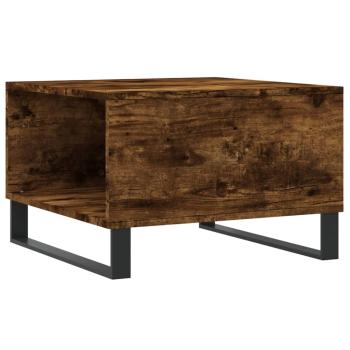 Couchtisch Räuchereiche 55x55x36,5 cm Holzwerkstoff