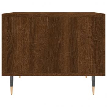 Couchtisch Braun Eichen-Optik 50x50x40 cm Holzwerkstoff