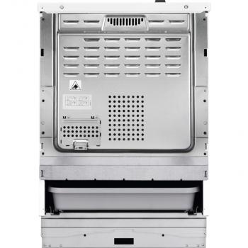 AEG CCB6441ABW EEK A Standherd mit Glaskeramikkochfeld, 60 cm breit, 73 L, Geschirrwagen, Dörren-Funktion, Feuchte Umluft, weiß (940002957)