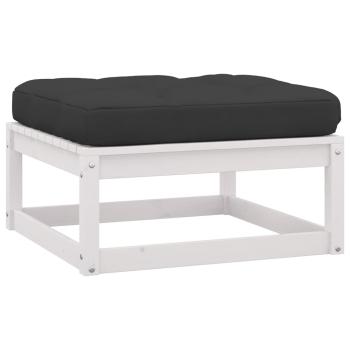 3-tlg. Garten-Lounge-Set mit Kissen Massivholz Kiefer