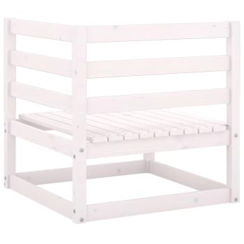 3-tlg. Garten-Lounge-Set mit Kissen Kiefer Massivholz