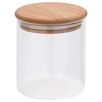 Vorratsgläser mit Bambusdeckel 10 Stk. 600 ml