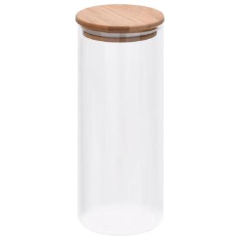 Vorratsgläser mit Bambusdeckel 6 Stk. 1000 ml 