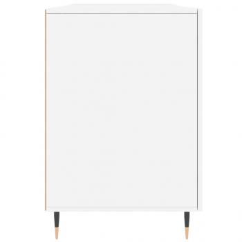 Schreibtisch Weiß 140x50x75 cm Holzwerkstoff
