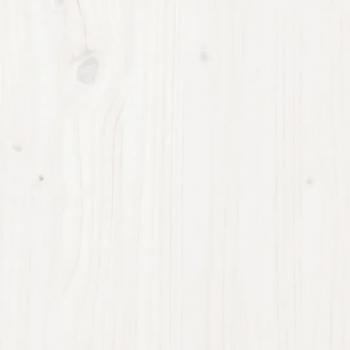 Tischplatte Weiß 100x50x2,5 cm Massivholz Kiefer Oval
