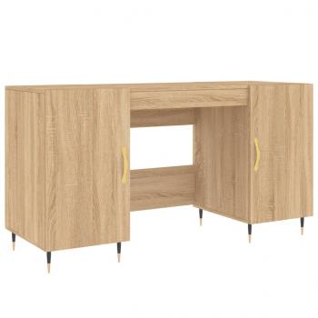 Schreibtisch Sonoma-Eiche 140x50x75 cm Holzwerkstoff