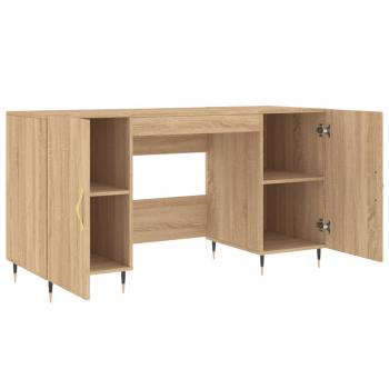 Schreibtisch Sonoma-Eiche 140x50x75 cm Holzwerkstoff