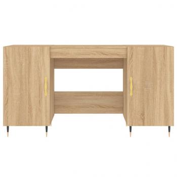 Schreibtisch Sonoma-Eiche 140x50x75 cm Holzwerkstoff